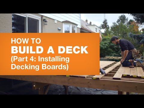 How to Install Decking Boards (How to Build a Deck Part 4/5)