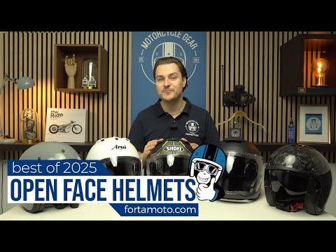 5 BEST Open Face Helmets of 2025 | FortaMoto.com