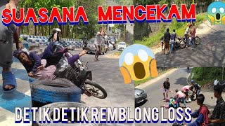 Download lagu innalilahi, rem blong sepeda motor di tanjakan jurang Ampel sampai Loss doll😱 mrinding mp3