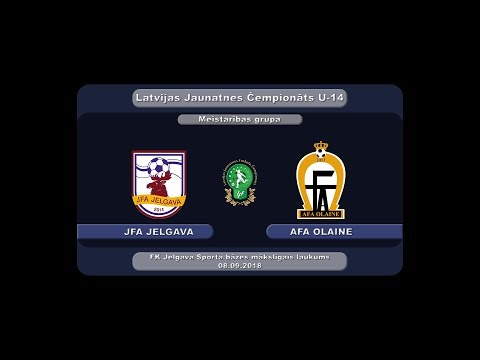 U-14 JFA Jelgava - AFA Olaine (Latvijas Jaunatnes Čempionāts)