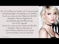 Taylor Swift - Haunted | Lyrics Songs