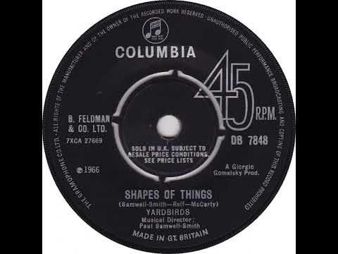 UK New Entry 1966 (65) Yardbirds - Shapes Of Things