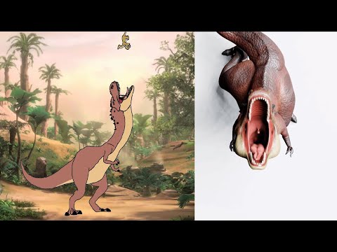 Ice Age 3 T-Rex Nom Edit 2D + 3D (short POV ver.)