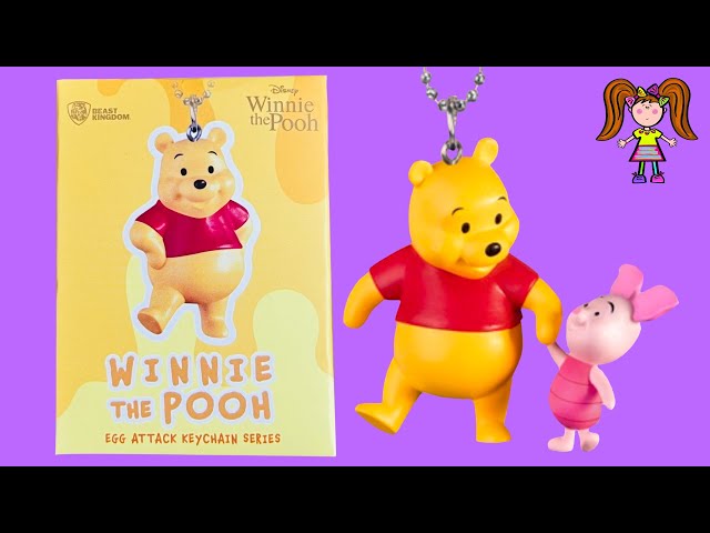 Vídeo relacionado con Disney Store Official, Winnie The Pooh, Piglet, pequeño, Llavero con Peluche de Cerdito con corazón, 8 cm, Accesorio para Bolsos y Mochilas, a Partir de 3 años