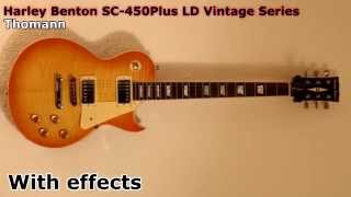 Video thumbnail for Harley Benton SC 450Plus LD Vintage Series - Sound Test by José Abreu