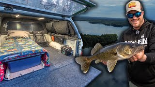 Truck Camping for Walleyes + NEW Lake Breakdowns