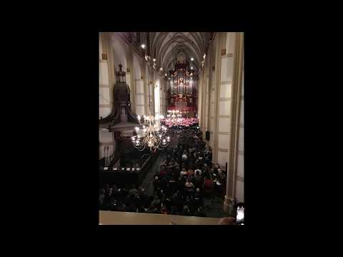 Samenzang Komt allen tezamen  bovenstem door Eiland Urk   Sint Maartenskerk Zaltbommel.