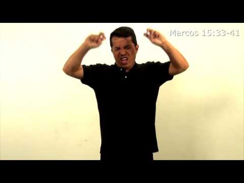 Marcos 15:33-41 A morte de Jesus (Bíblia em LIBRAS)