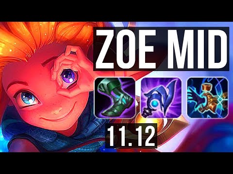 ZOE vs DIANA (MID) | 12/1/10, Legendary, 1.4M mastery, 600+ games | EUW Diamond | v11.12