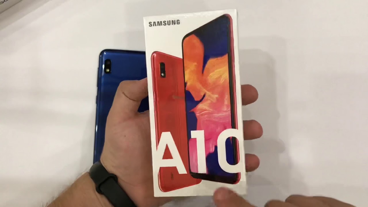 Samsung Galaxy A10 Unboxing RED