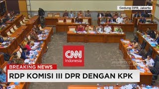 Breaking News: Debat Panas! RDP Komisi III DPR Dengan KPK