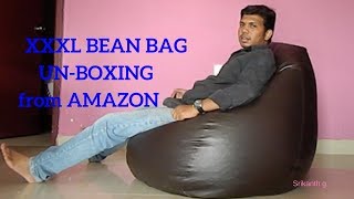 solimo XXXL BEAN BAG Unboxing || Amazon.