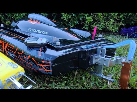 Upgraded Proboat Blackjack 42 Stock Prop Testing