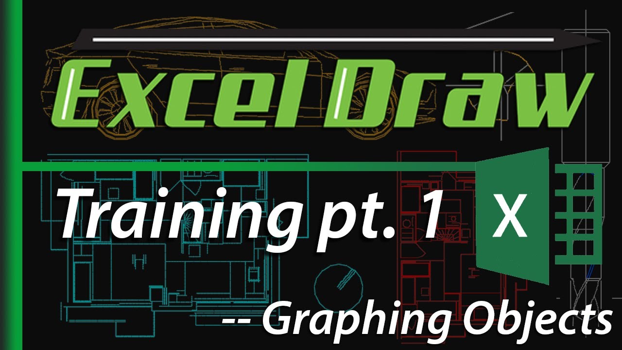 Excel Draw v6.2 Training Video 1 - Creating Objects in Excel Draw