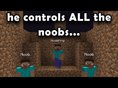 Minecraft but I battle the NOOB KING