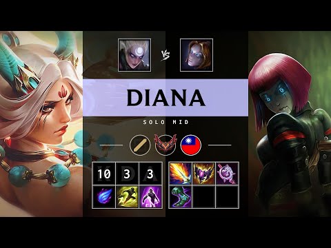 Diana Mid vs Orianna - TW Grandmaster Patch 25.10