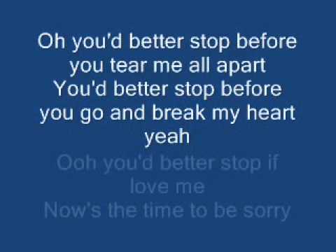 Jamelia - Stop (lyrics)