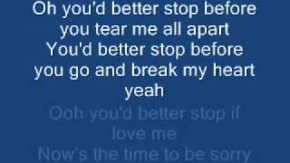 Jamelia - Stop (lyrics)