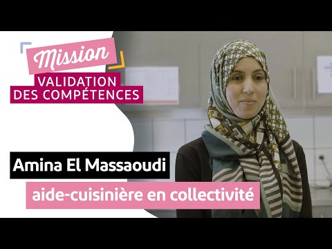 Amina est fière d’être certifiée