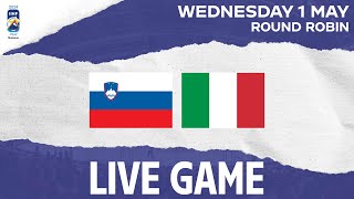 Хоккей LIVE | Slovenia vs. Italy | 2024 IIHF Ice Hockey World Championship | Division I — Group A