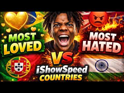 Where Is IShowSpeed REALLY Loved? (And Hated…)