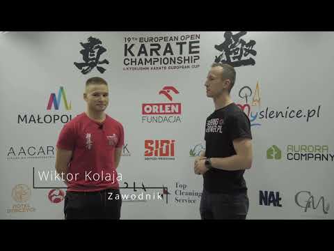 Wiktor Kolaja o 19th European Open Karate Championship Mistrzostwa Europy Open Myślenice 2022
