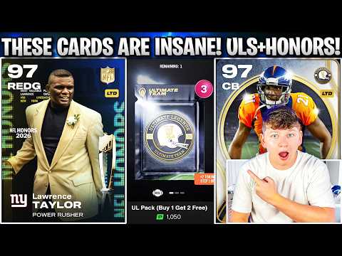 THESE CARDS ARE INSANE! NFL HONORS RELEASE 3 AND ULTIMATE LEGENDS!