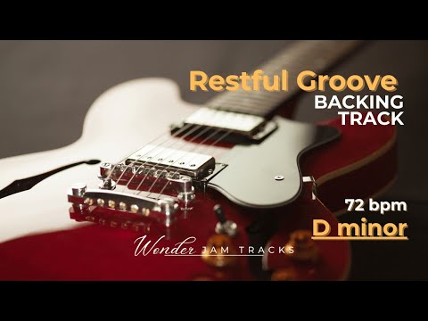 Restful Groove Backing Track in D minor I 72 BPM