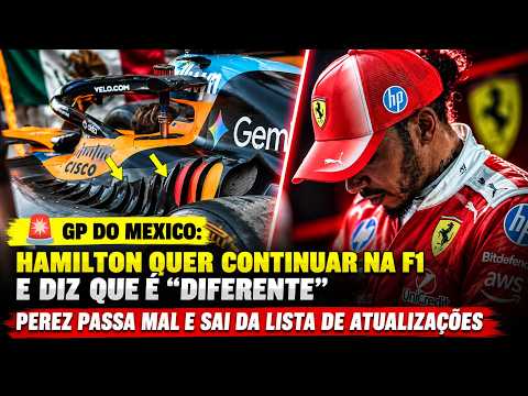 HAMILTON QUER CORRER ATÉ OS ANOS 2030: "SOU FEITO DIFERENTE"! PILOTOS DOENTE E PREOCUPAÇÃO NO MEXICO