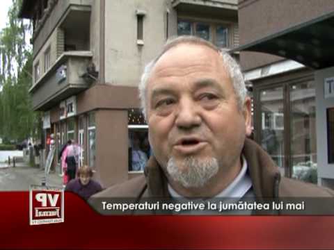 Temperaturi negative la jumătatea lui mai