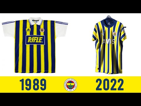 Fenerbahçe Football Kit History | 1989-2022
