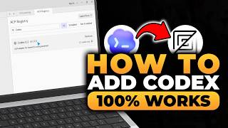 Zed How To Add Codex (100% WORKS) | FAST & EASY | NO Yapping, To The Point!