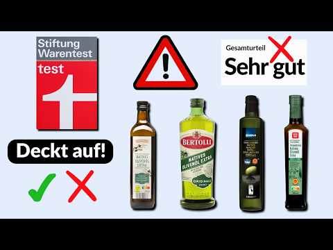 🚨 Stiftung Warentest SCHOCKT! 😱 KEIN Olivenöl ist „Sehr gut“ – DAS ist der überraschende Testsieger!