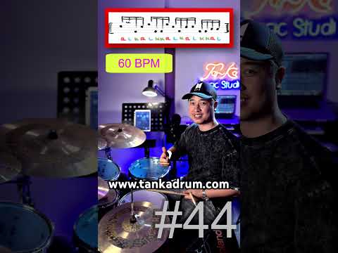 DRUM LESSON 44 www.tankadrum.com #nguyenquockha #tanka #tankadrum #tankamusicstudio #drums #fyp