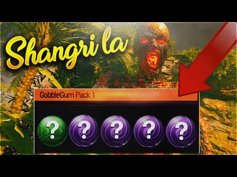 BEST GOBBLE GUM PACK FOR SHANGRI-LA REMASTERED EASTER EGG! - BLACK OPS 3 ZOMBIES CHRONICLES GUIDE