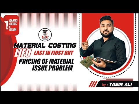 LIFO Method (Last In First Out) Store Ledger Account- Problem - BCOM / BBA / CA Foundation