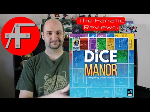The Fanatic Reviews: Dice Manor - a bidding-driven dice manipulation title by Arcane Wonders