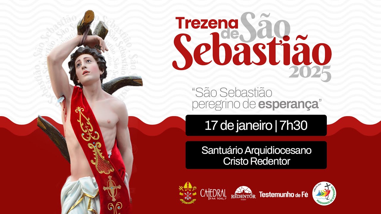 Santa Missa | 11º DIA | Trezena de São Sebastião 2025 | ArqRio | 17/01/2025