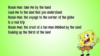 Ween - Ocean Man (Lyrics Video From &quot;Spongebob Squarepants&quot;)