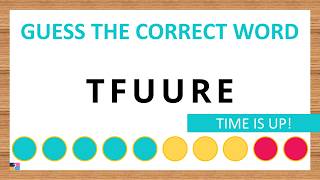 Guess the Correct Word! Unscramble in Record Time! 6 Letters | Agent Quiz
