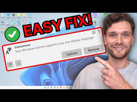 Fix: Windows License Only Supports One Display Language Easy Solution! ✅
