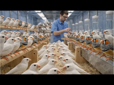 Inside a Massive Zebra Finch Mega Farm – Feeding, Breeding & Smart Monitoring