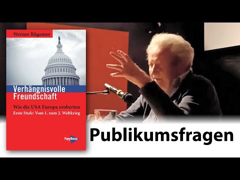 Video Thumbnail: Werner Rügemer: Verhängnisvolle Freundschaft - Publikumsfragen