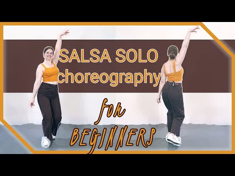 Salsa dance choreo for beginners (solo)