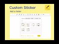 Jnotes Tutorial | Introducing the Custom Sticker Feature!