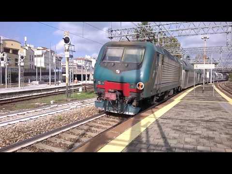 E464 022 XMPR+5 2 piani Trenord e XMPR - Monza 27/10/2016