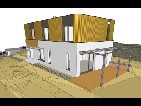 Modelarea unei case de locuit pe structura din cadre de beton armat regim de inaltime P+E în CYPECAD