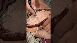 Download lagu Luxury Handmade Shoes Stitching | ASMR Craftsmanship mp3