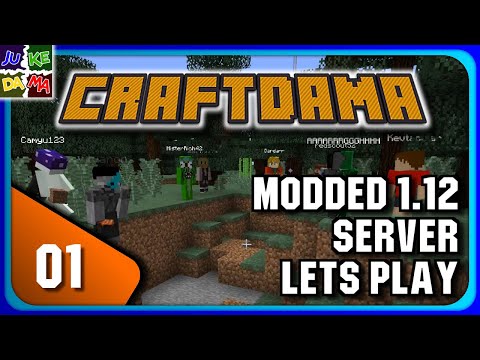 Couches n' Cables - EVILTOWN VS GOONSQUAD | Craftdama Modded Minecraft Server- EPISODE 1 (Multiplayer / 1.12)