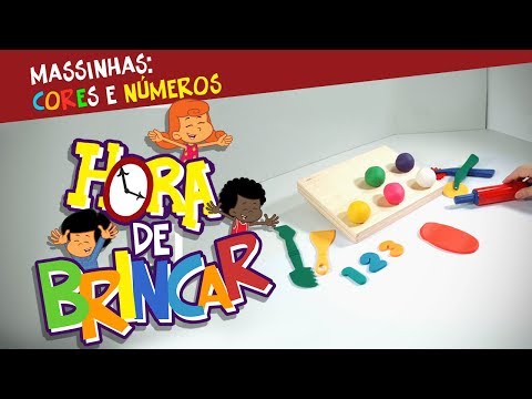 3 Palavrinhas - Hora de Brincar - Brincando com massinhas, números e cores